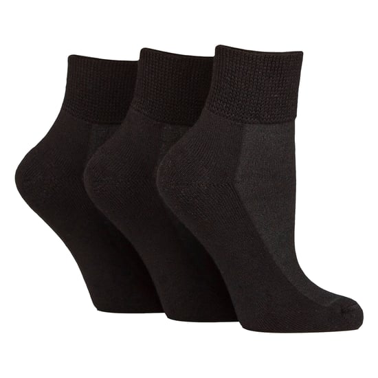 Paquete de 3 Calcetines de Tobillo Unisex de Bambú para Diabéticos Suaves Transpirables Ajuste Suave para el Día a Día - Image 1