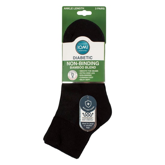 Paquete de 3 Calcetines de Tobillo Unisex de Bambú para Diabéticos Suaves Transpirables Ajuste Suave para el Día a Día - Image 2
