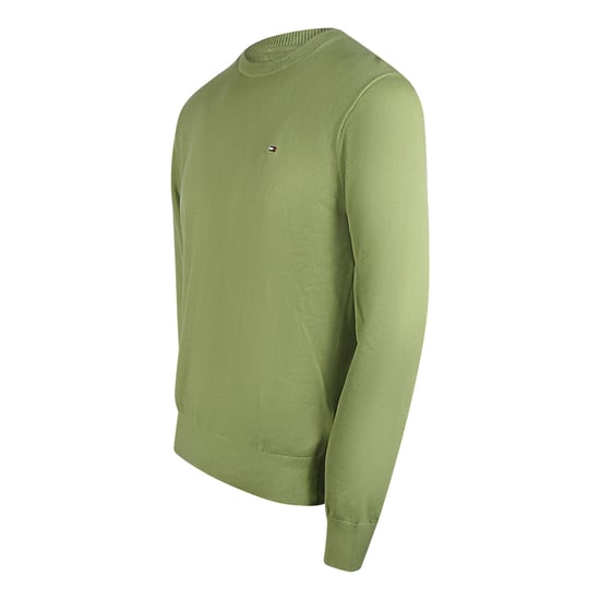 Sudadera De Cuello Redondo Verde Oliva Descolorida De Tommy Hilfiger - Image 3