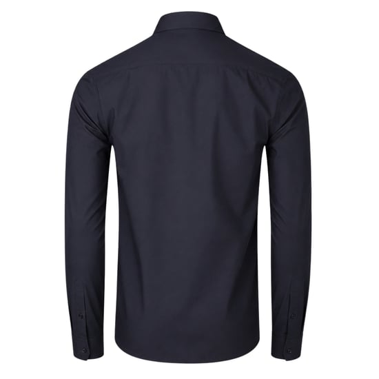 Camisa Oxford De Manga Larga Negra Lisa De Fred Perry - Image 2