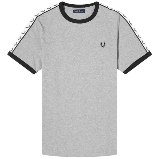 Camiseta Fred Perry Con Ribete Y Ribete En Color Acero Jaspeado - Image 1