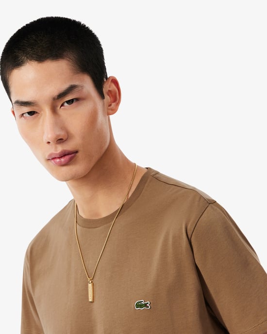 Camiseta Lacoste Pima lisa para hombre - Image 4
