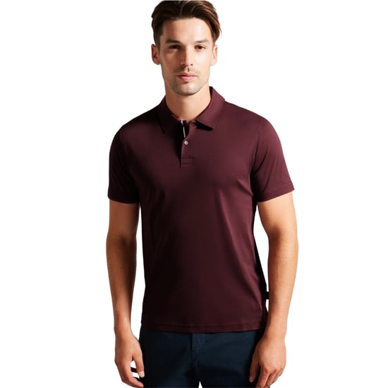 Polo Ted Baker Zeiter Slim Fit Hombre Borgoña - Image 2
