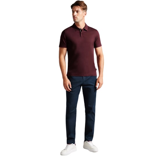 Polo Ted Baker Zeiter Slim Fit Hombre Borgoña - Image 4