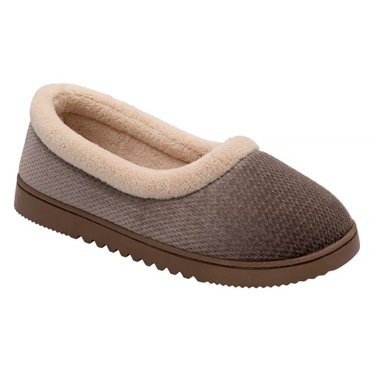 Zapatillas de ballet texturizadas para mujer marrón claro cálido UK 3-8 - Image 4