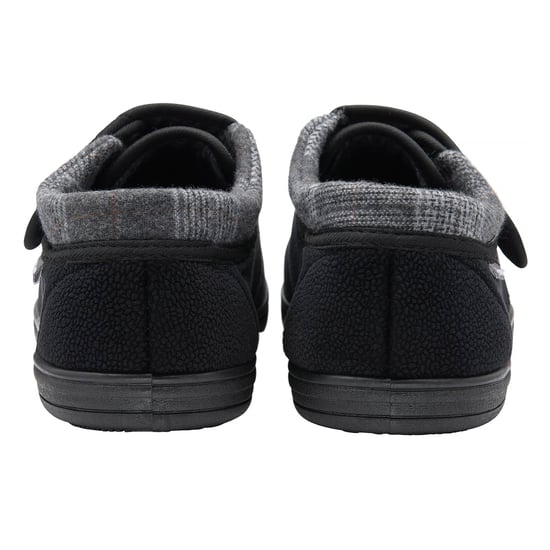 Zapatillas Ajustables para Hombre con Cierre de Contacto Negro con Parte Trasera Cerrada UK 6-13 - Image 2