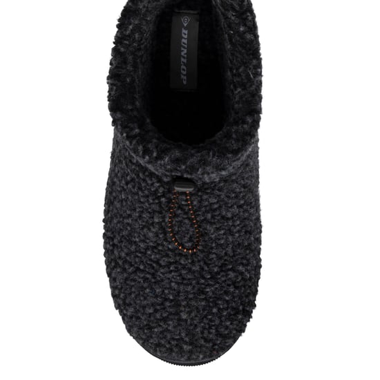 Zapatillas de casa de felpa Teddy para hombre, color carbón, cálidas y suaves, tallas del Reino Unido 7-12 - Image 3