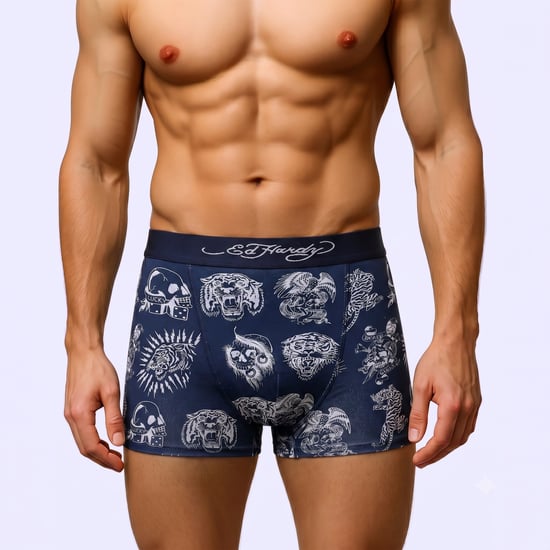 Bóxer para hombre Lonty en paquete de 5 de algodón gris, navy y carbón - Image 5