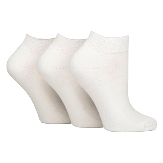 Paquete de 3 calcetines entrenadores diabéticos unisex de bambú, suaves, transpirables y de ajuste suave para el uso diario. - Image 1