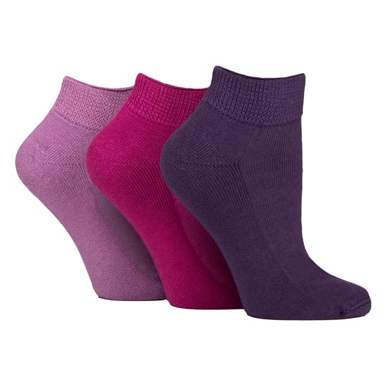 Paquete de 3 calcetines de entrenamiento diabéticos unisex de bambú, suaves, transpirables y de ajuste delicado para el día a día. - Image 1