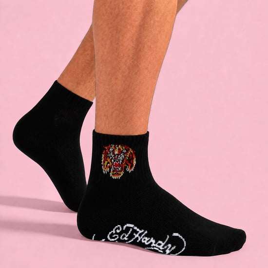 3 Pares de Calcetines Cortos para Hombre en Negro Transpirables - Image 5