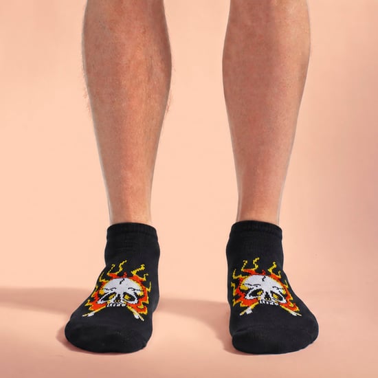 5 Pares de Calcetines Cortos para Hombre de Algodón Negro para Entrenador - Image 4