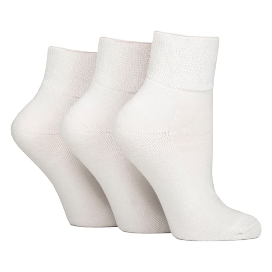 Paquete de 3 Calcetas Unisex de Bambú para Diabéticos Estañadas Suaves Transpirables Ajuste Suave para el Día a Día - Image 1