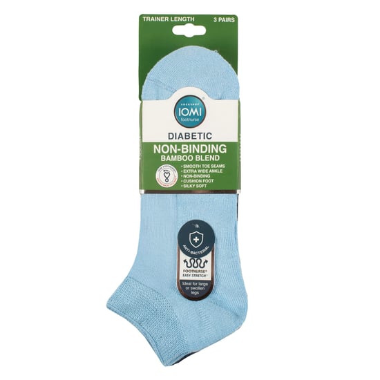 Paquete de 3 Calcetines Unisex de Bambú para Diabéticos Suaves Transpirables Ajuste Suave para el Día a Día - Image 2