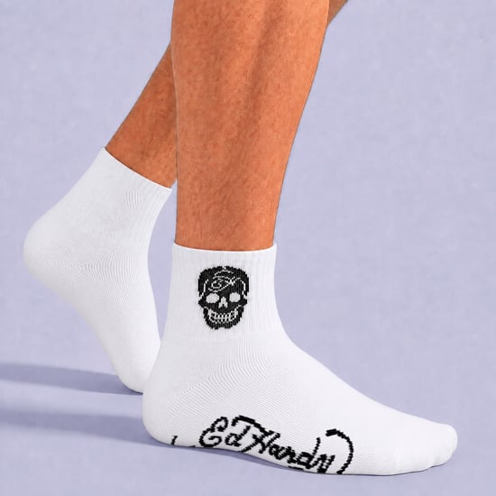3 Pares de Calcetines Cortos para Hombre en Blanco Livianos - Image 4