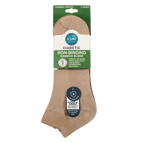 Paquete de 3 Calcetines Trainers Unisex de Bambú Diabéticos Suaves Transpirables de Ajuste Suave para el Día a Día - Image 2