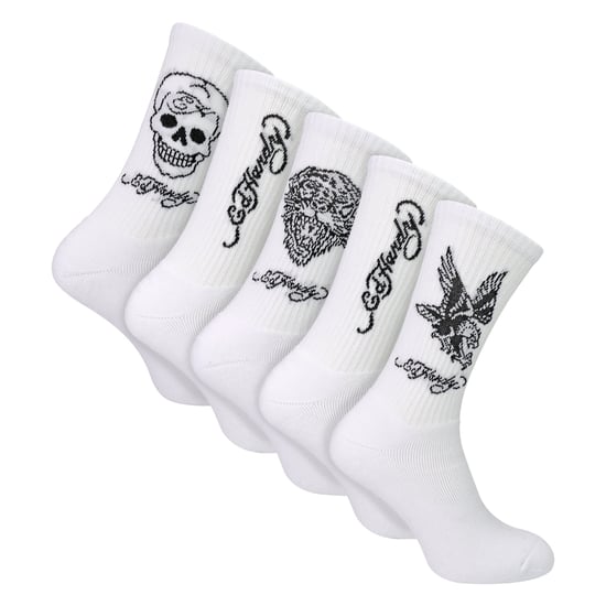 5 Pares de Calcetines de Crew para Hombre, Ligeros y Transpirables, Calcetines Deportivos - Image 1