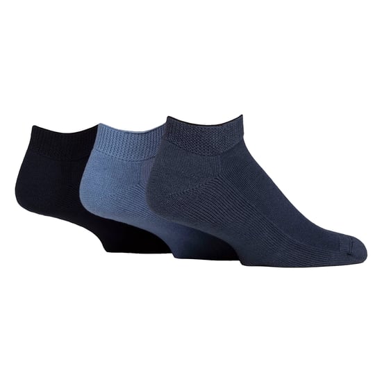 Paquete de 3 Calcetines Entrenadores Diabéticos Unisex de Bambú Suaves Transpirables Ajuste Suave para el Uso Diario - Image 1