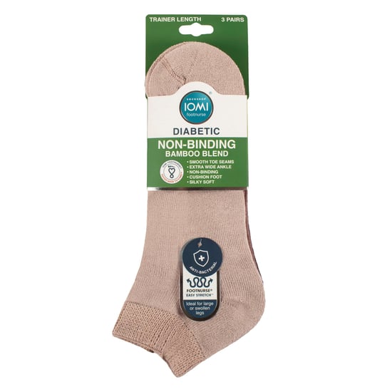 Paquete de 3 Calcetines Diabéticos Unisex de Bambú Suaves Transpirables con Ajuste Suave para el Día a Día - Image 2