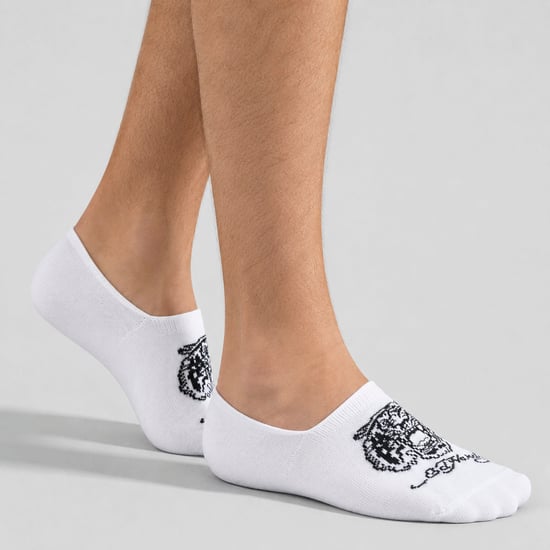 Paquete de 5 calcetines deportivos invisibles de corte bajo para hombre, ricos en algodón - Image 4