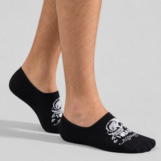 Paquete de 5 calcetines deportivos invisibles de corte bajo para hombre, ricos en algodón - Image 5