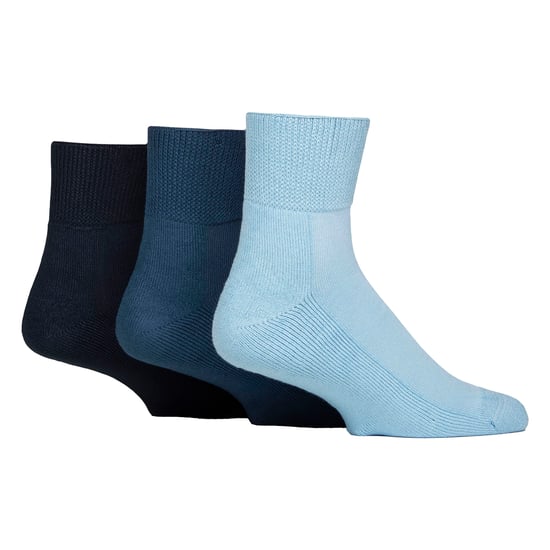 Paquete de 3 Calcetas Unisex de Bambú para Diabéticos, Suaves, Transpirables y con Ajuste Suave para el Uso Diario - Image 1
