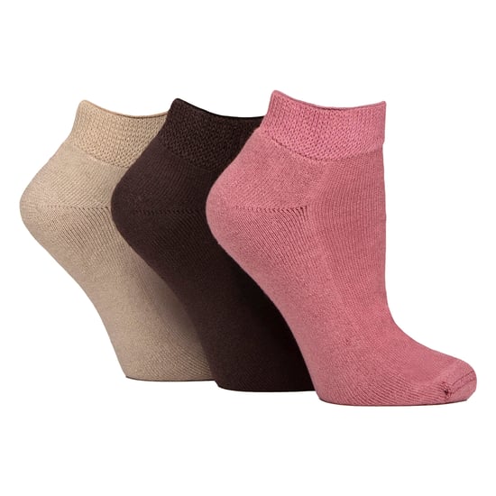 Paquete de 3 Calcetines de Entrenamiento Unisex de Bambú para Diabéticos Suaves Transpirables Ajuste Suave para el Día a Día - Image 1