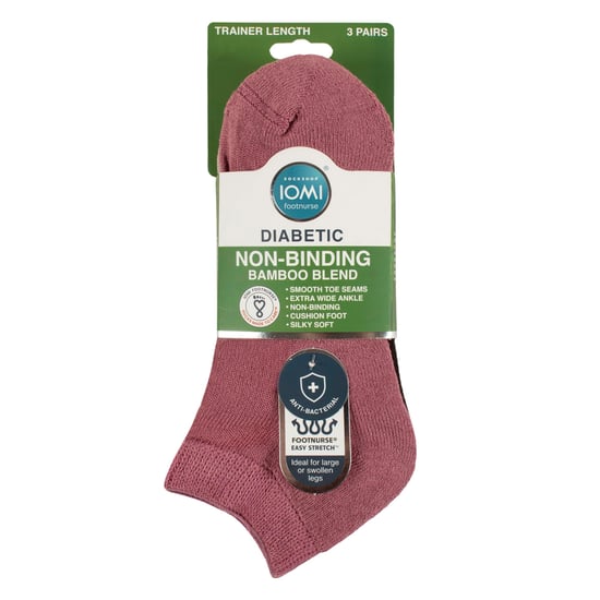 Paquete de 3 Calcetines de Entrenamiento Unisex de Bambú para Diabéticos Suaves Transpirables Ajuste Suave para el Día a Día - Image 2