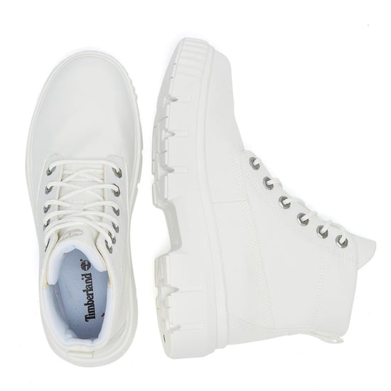 Timberland Greyfield Fabric Womens White Boots - Image 6
