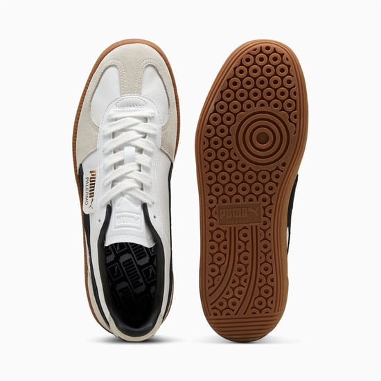 Zapatillas Puma Palermo Leather Blanco/Negro - Image 4