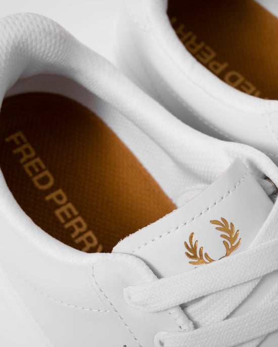 Fred Perry B721 Mens Leather Trainers - Image 2
