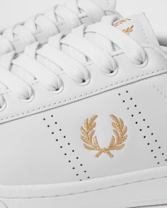 Fred Perry B721 Mens Leather Trainers - Image 5