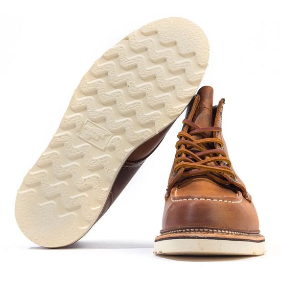 Men's Red Wing 1907 Classic Moc Toe Boots in Brown - Image 4