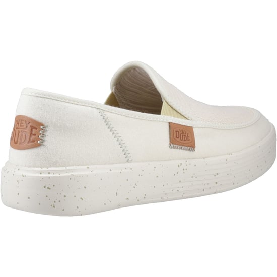 HEYDUDE Sunapee Coastline Cotton Blend Men's Bone Loafers - Image 2