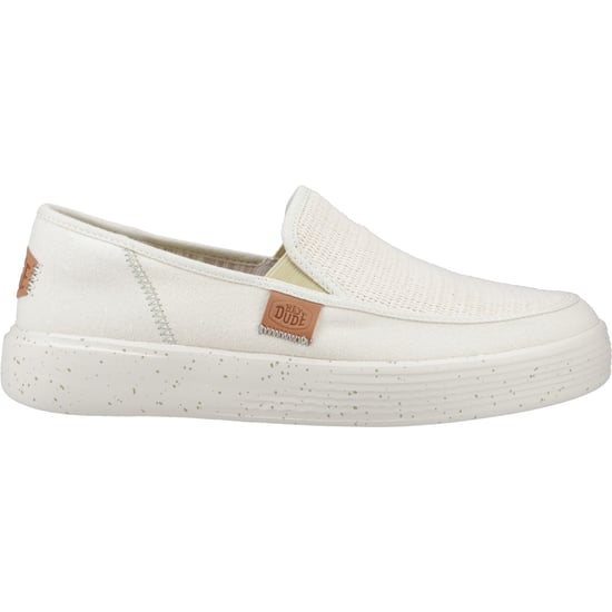 HEYDUDE Sunapee Coastline Cotton Blend Men's Bone Loafers - Image 6