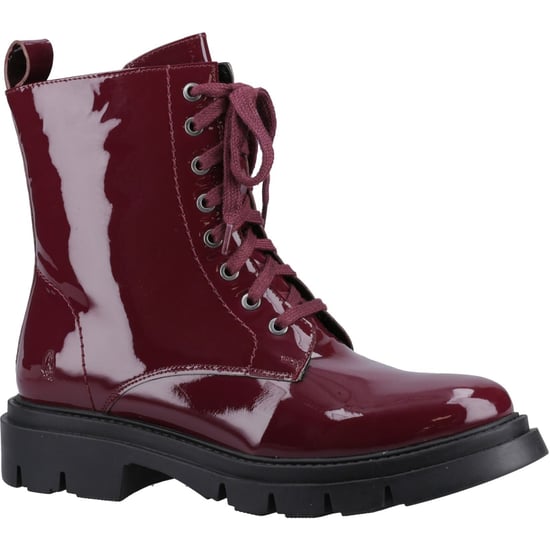 Hush Puppies Rhea Leather Women's Bordeaux Boots - Image 1