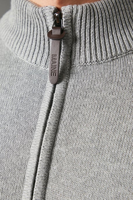 Premium Pure Cotton Half Zip Funnel Jumper - Image 5