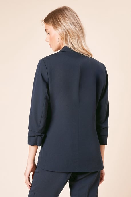 Ruched Sleeve Blazer - Image 4