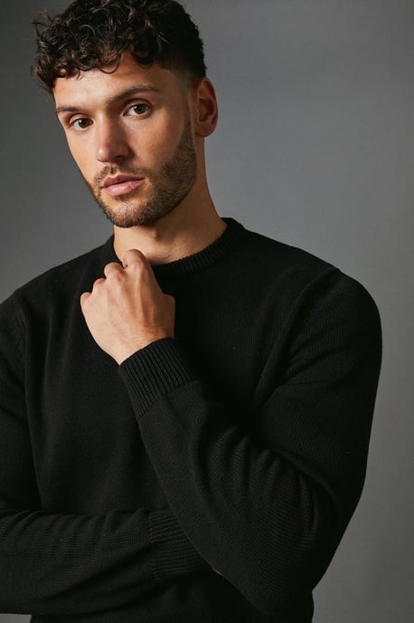Premium Pure Cotton Crew Neck Jumper - Image 5