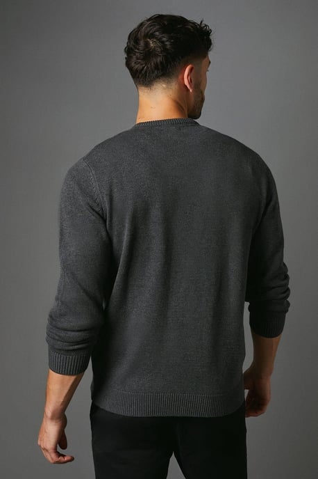 Premium Pure Cotton Crew Neck Jumper - Image 3