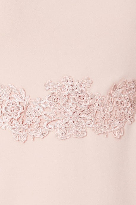 Lace Trim Cape Detail Pencil Dress - Image 5