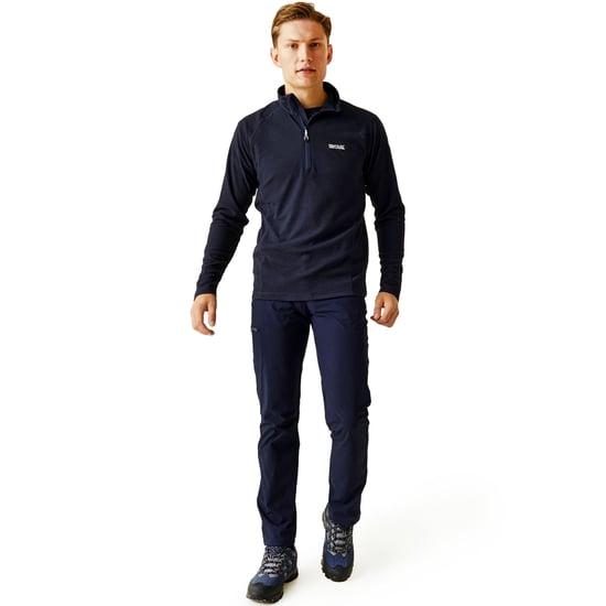 Regatta Mens Montes Lightweight Half Zip Summer Fleece Top - Image 4