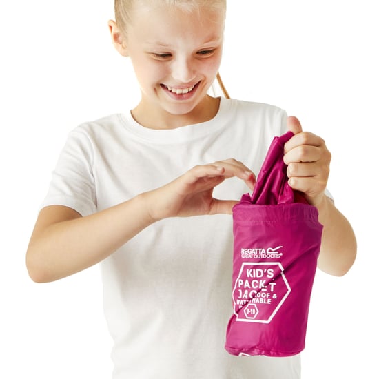 Regatta Boys & Girls Pack It III Waterproof Packable Jacket - Image 5
