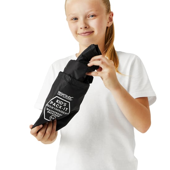 Regatta Boys & Girls Kids Pack It Lightweight Waterproof Overtrousers - Image 4