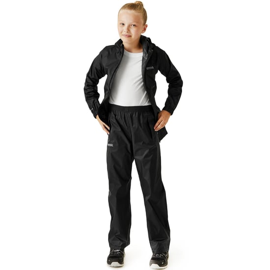 Regatta Boys & Girls Kids Pack It Lightweight Waterproof Overtrousers - Image 5