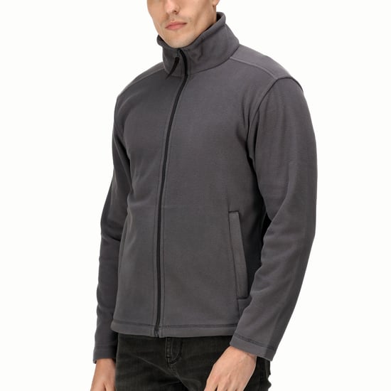 Regatta Mens Micro Full Zip Lightweight Workwear Microfleece Jacket - Image 3