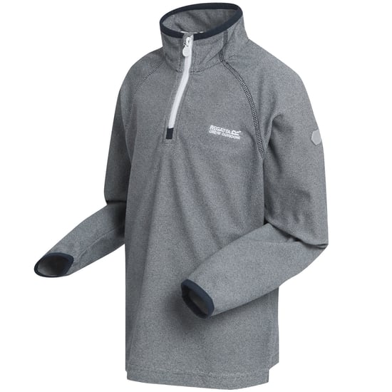 Regatta Boys & Girls Loco Zip Neck Stretch Fit Micro Fleece Jacket Top - Image 4