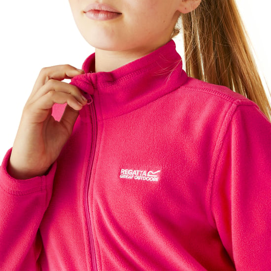 Regatta Boys & Girls King Lightweight Full Zip Fleece Jacket - Image 3