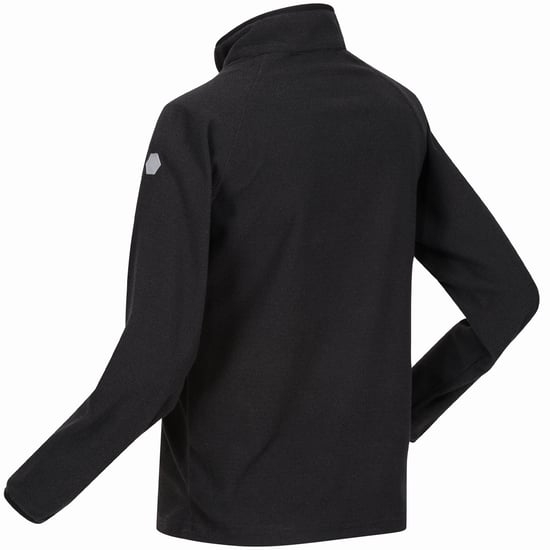 Regatta Boys & Girls Loco Zip Neck Stretch Fit Micro Fleece Jacket Top - Image 5