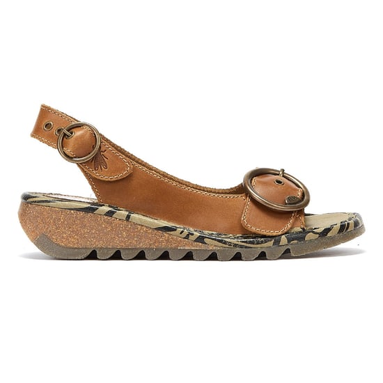 Fly London Tram723fly Womens Camel Sandals - Image 5